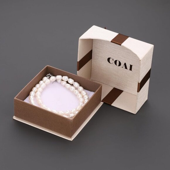 COAI Women's Pearl Necklace Pearl Strand Necklace for Women Men - Picture 7 of 7